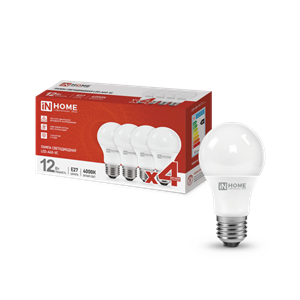 Лампа светодиодная LED-A60-VC 12Вт 230В Е27 4000К 1430Лм IN HOME 9bkW9538hRs8zBLMSEe1o1