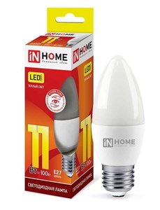Лампа светодиодная LED-СВЕЧА-VC 11Вт 230В E27 3000К 990лм IN HOME CRCfwIQJi4mJBIDJyeeKc1