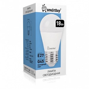 Лампа светодиодная SmartBuy G45 18W 6000k E27 5q1RQ56ehQvJUa0001JTi1