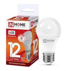 Лампа светодиодная LED-A60-VC 12Вт 230В Е27 6500К 1430Лм IN HOME 0eNiwE03iiMSmn2L5hu072