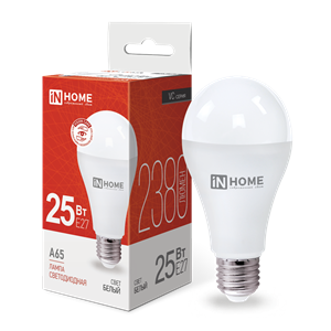 Лампа светодиодная LED-A65-VC 25Вт 230В Е27 4000К 2380Лм IN HOME wrrtfhVzhqUsqMMdhN8rI1