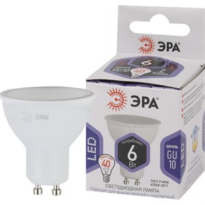 Лампа светодиодная ЭРА STD LED MR16-6W-860-GU10 GU10 6Вт oQLHr4WegbB1bCxKcOSJj0