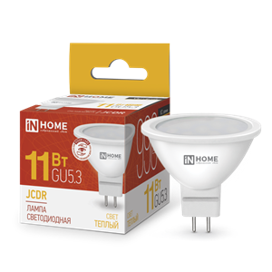 Лампа светодиодная LED-JCDR-VC 11Вт 230В GU5.3 3000К 990лм IN HOME 0v4Sy1cIiBLO3XXuuNkXy3
