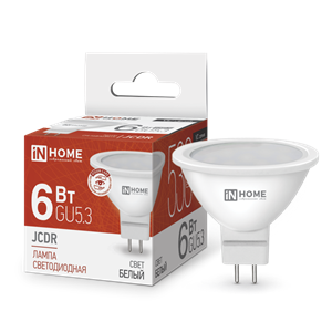 Лампа светодиодная LED-JCDR-VC 6Вт 230В GU5.3 4000К 530Лм IN HOME r784tzQfjKp70YWpxW2Ud3