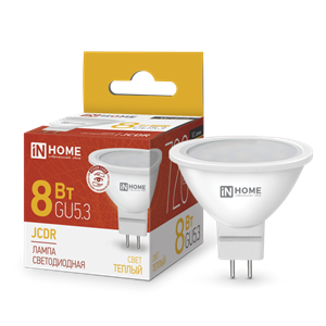 Лампа светодиодная LED-JCDR-VC 8Вт GU5.3 3000К  IN HOME SsrP-TdfitsPpwf9rGSqq3