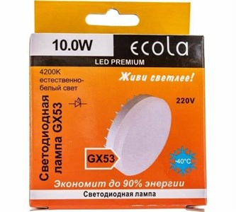 Лампа светодиодная Ecola GX53 LED 10,0W Tablet 220V 4200K V-YNnai8hc7YMPY4QwI2P0