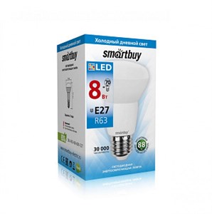 Лампа светодиодная E27 R63 8Вт 6000K 230В Smartbuy iv1AYX8UjdjY7HsN8CoHQ0