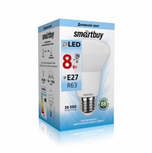 Лампа светодиодная E27 R63 8Вт 4000K 230В Smartbuy jtLjCzxFi6Q30SQBR2iCM0