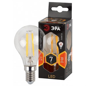 Лампа светодиодная ЭРА F-LED P45-7W-827-E14 E14 7Вт филамент шар sYtsbXS0hp8O1nrrvTxmy2