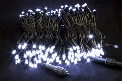 Гирлянда 100 LED 6м. провод чёрный, белая cXUdQohFikGTYCh578woi0