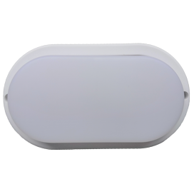 Ecola LED ДПП светильник Овал накладной IP65 матовый белый 12W 220V 6500K 160x90x45 DPLD12ELC 5l3ZOiq-i0-j0vxRkTR0X1
