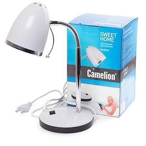 Camelion KD-308 светильник настольный 40W E27 металл белый e11476 OAff29Bcgou8kMyvAh1M22