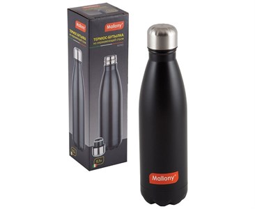 Термос-бутылка спортивная Mallony nero 0.5л jZ9dg1WFj835XBR0kGXcT2
