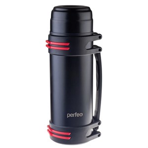 PERFEO Термос для напитков с к/п, ситечком, чашкой, ручкой, ремнем, объем 2,5 л., черный (PF_E1361) nVPugaAthShhx0NP36DtD1