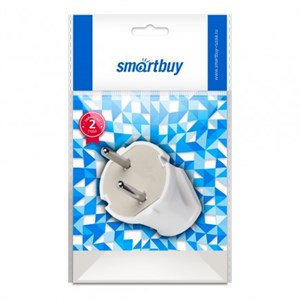 Вилка Smartbuy, прямая без заземления белая 10А 250В (SBE-10-P04-w) ghhh6C-cjoOWdmln8fGVD3