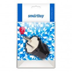 Вилка Smartbuy, прямая с заземлением чёрная 16А 250В (SBE-16-P01-b) l58yIP-Qi3dUiqU6tb4zj2