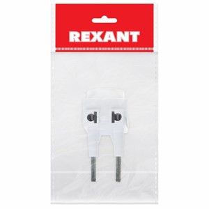REXANT тройник 10А "козья ножка" 3 роз. белый ИУ 11-1065 YvXSxeqViJASAKjy0sdQl3