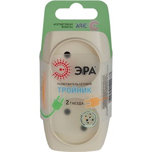 Тройник SP-2-I ЭРА Тройник 2гн, без заземл. (сл. кость) EmiWHjtCg173kylRjuhZN0
