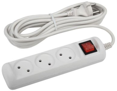 Удлинитель 3х5м без заземл. 10А IP20 U-3s-5m-2х1 ПВС 2х1 с выкл. Эра sB3ltN8KjMHyHdttg9c5W1