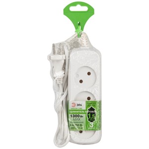 UDL-6-315 Удлинитель электрический ЭРА UDL-6-315 Greenline 3 розетки без заземления 1,5м ШВВП 2x0.75мм2 1llsHjjIigfmZvqWib6np0