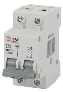 Автоматический выключатель ЭРА SIMPLE SIMPLE-mod-18 2P 63А (C) 4,5кА ВА 47-29 gvuLK1SziV8piCDJMrTjJ0