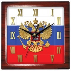 Часы настенные Алмаз квадрат 28,5см K57 Триколор d11abzznib29vMAfxg3U22