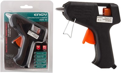 Engy Пистолет клеевой EGG-10, d=7мм., с подставкой, 10 Вт, 357114 7G4aP-GQjjRkQaBlLxV8W1