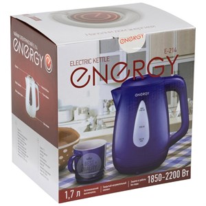 Чайник электр. Energy E-214 фиолетовый (диск, 1,7л) 2кВт, термопластик 164091 FQ6Wo19AhtHFFVWcwqtVb3