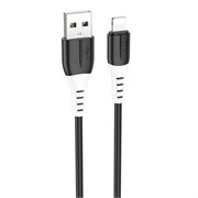 Кабель USB HOCO X82 Silicone USB - Lightning, 2.4А, 1 м, черный qPSo3kmahcmz9vCNwbTAC2