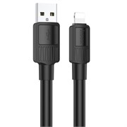 Кабель USB HOCO X84 Solid USB - Lightning, 2.4А, 1 м, черный 06t3GWjAjYDDflJcTsl7E0