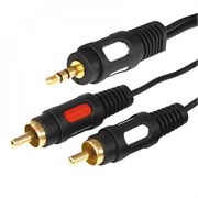 Шнур Стерео 3,5мм - 2 RCA, 1,5м, Gold REXANT 17-4232 Xi5CqeV6jChvajUdVm0vj2