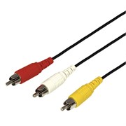 Шнур 3 RCA - 3 RCA, 3м, черный REXANT hh3o5T0TjR42zU6MdL3vJ3