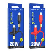 Кабель 8 pin - Type-C Borofone BX92 Advantage, 1.0м, 3,0А, 20Вт ecVCv5DKgoyhsMrllX6fC3