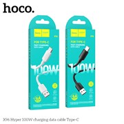 Кабель USB-C HOCO X96 Hyper Type-C - Type-C, 3A, 100W, 1 м, черный 9OehImszgpo88TNleV2XL0