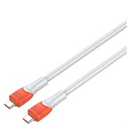 Кабель Type-C Type-C/ 1m/ 100W/ медь/ Силиконовая оплетка/ Gray&Orange z6Pn2eCMil4TKkxV0D-z72