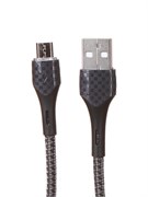 LDNIO LS521/ USB кабель Micro/ 1m/ 2.4A/ LED подсветка/ медь: 86 жил/ Gray LOaqJ9IPi1v7nUBaQOUUn2