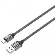 LDNIO LS431/ USB кабель Type-C/ 1m/ 2.4A/ медь: 86 жил/ Нейлоновая оплетка/ Red M8AiLQQUi-tjJzgmOXaZP2