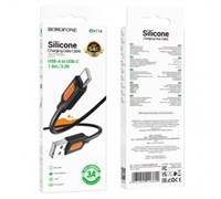 Кабель USB - Type-C Borofone BX114 Structure, 1.0м, 3,0А, цвет: чёрный bZRD3CB5joWIafGkvcco63