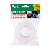 Нано-скотч PARK двусторонний клейкий многоразовый, прозрачный, 2 м COkkf5pIizi1iYdpr2OUv3