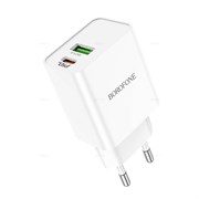 Блок питания сетевой 1 USB, Type-C Borofone BA69A bwGlR2wqj21rSv3vL7s0o2