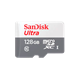 Карта памяти microSD SanDisk Ultra Light 128GB Class10 UHS-I (U1) 100 МБ/сек без адаптера 9R81Hx3rhR8ab5gg10DyQ0 - фото 267914