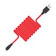 Кабель USB HOCO X21 Silicone USB - Lightning, 2А, 1 м, красный+черный NZLzQYLui-dECg5QdtWjt3