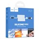 Кабель USB HOCO X21 Silicone USB - Lightning, 2А, 1 м, белый+черный yFPLbRXDjKUfIZmjexWSe2 - фото 280594