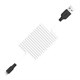 Кабель USB HOCO X21 Silicone USB - Lightning, 2А, 1 м, белый+черный yFPLbRXDjKUfIZmjexWSe2