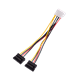 Кабель GoPower MOLEX (f)-2SATA (m) 0.2м PVC RoHS Premium Zip-Lock c подвесом JbvxxoQQgM-l3uZaml5mz1