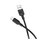 Кабель USB - Type-C Borofone BX113 Lenny, 1.0м, 3,0А, цвет: чёрный wh-jlSaDie53N9ceO2mYK2