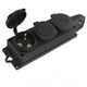 UNIVersal колодка ОУ тройная 3 гн. с загл. каучук 2P+E 1x16A 220-240V IP44 srkaHTQUg8-13kJHaKGR-3 - фото 370215
