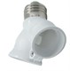 Ecola base Переходник с цоколя E27 на 2хE27 Белый A7T27WEAY 6ZUaKp7dhGltZwAzIxji02 - фото 370521