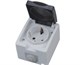 Horoz накладная одинарная розетка с заземлением ATOM 250V IP54 juiC1StIjkyKo6xdz1rbG0 - фото 370583