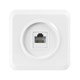 Розетка компьютерная RJ-45 1-местная белая "Юпитер" (SBE-03w-S1-RJ) ezZQYgXdiyQ49Py51ahoF0 - фото 370597